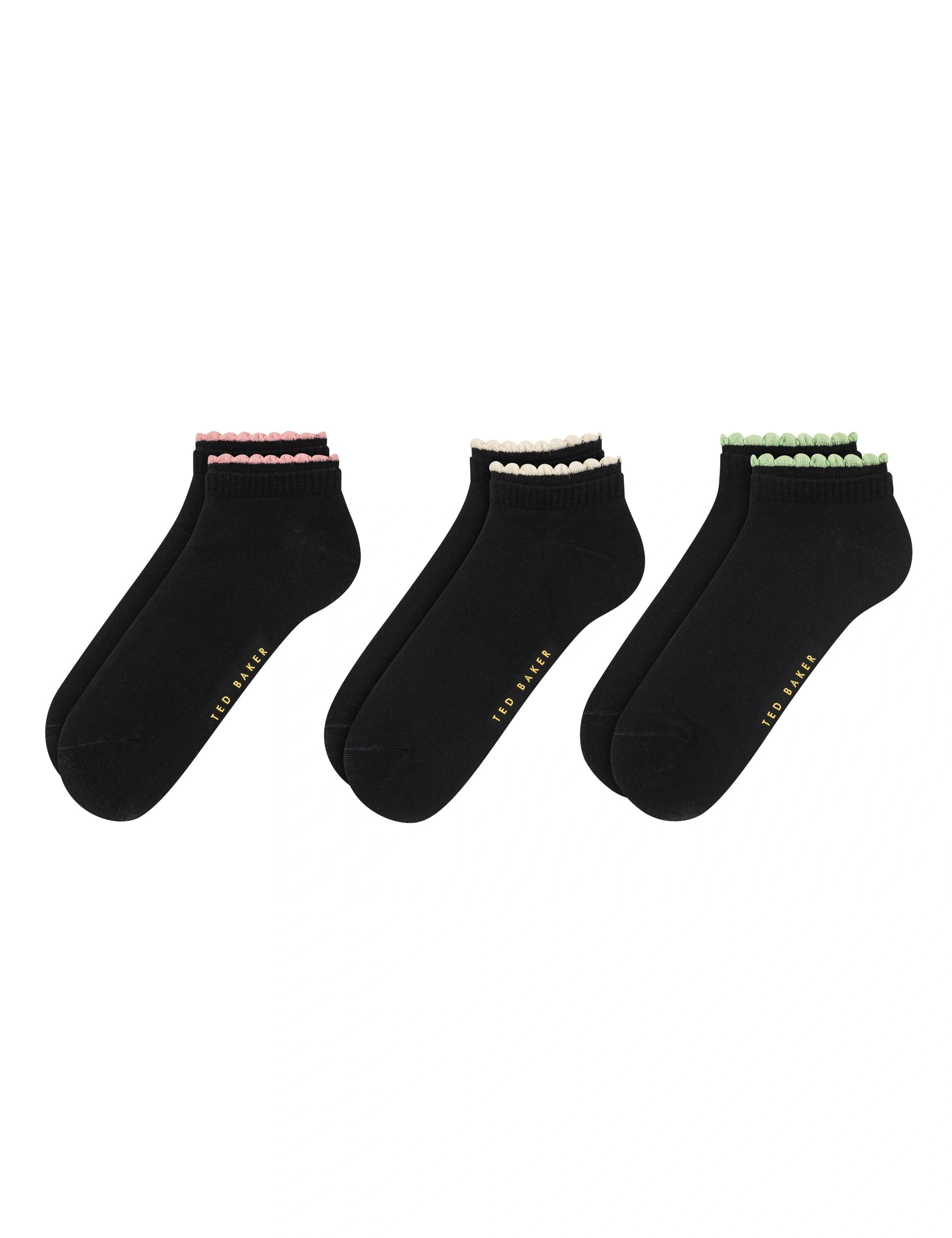 3er Pack Damen Sneaker Socken – Doppelte Manschette für Komfort & Stil!